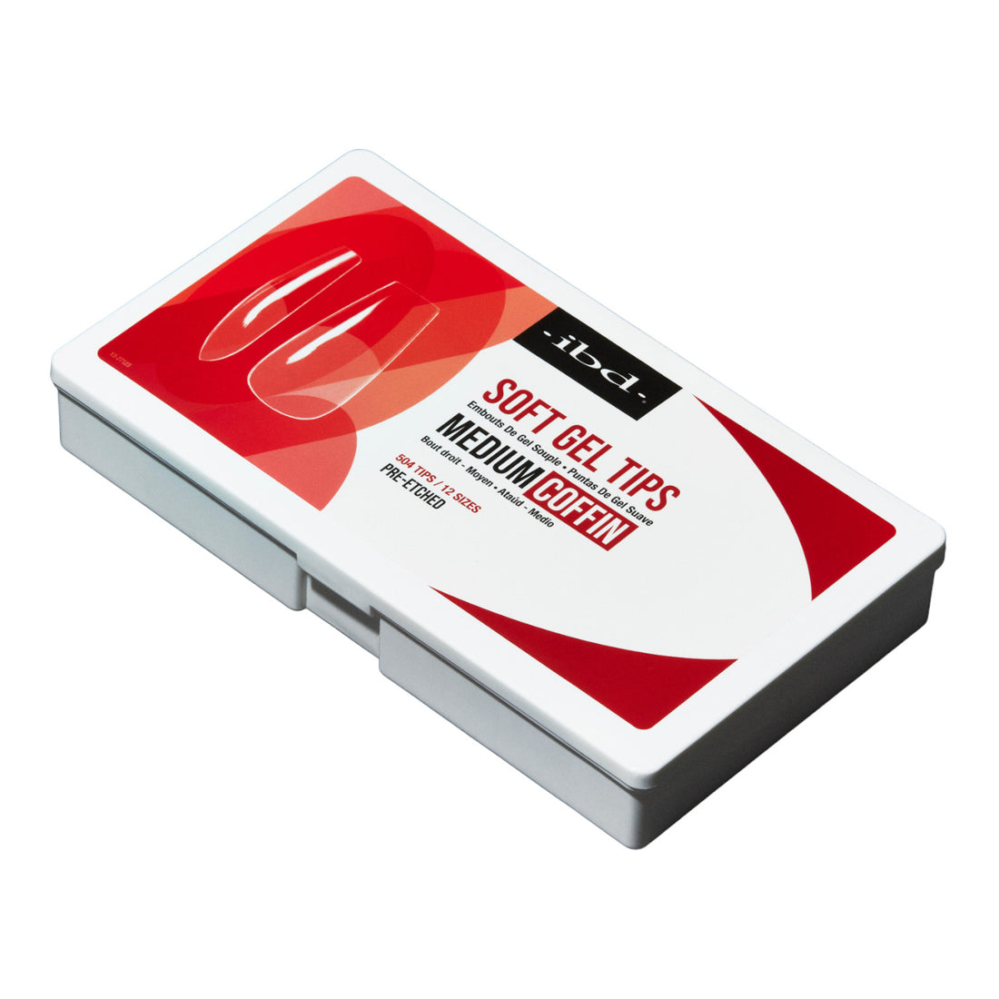 Soft Gel Tips - Medium Coffin