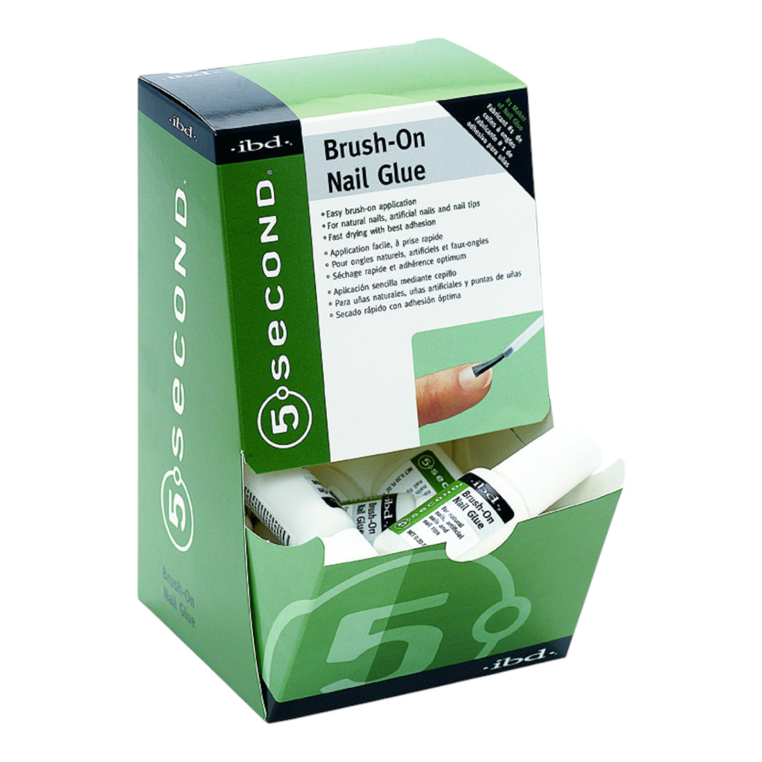 IBD 5 Second Brush On Nail Glue 6g